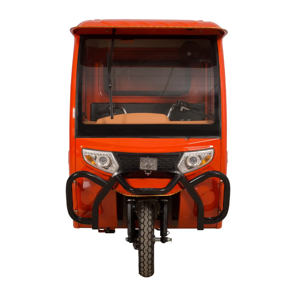 دراجة ثلاثية العجلات تعمل بالبطارية من بنجلاديش لنقل بثلاث عجلات للأعمال كربون أمامي مغلق مع تيار متردد