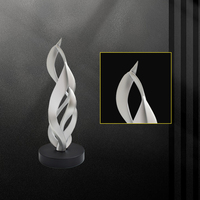 Trophées en résine cristalline directement de l'usine, modèle de la Statue de la Liberté, forme personnalisée, nouveau design pour cadeaux souvenirs, impression laser