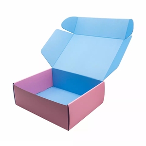 Caja <span class=keywords><strong>de</strong></span> Regalo <span class=keywords><strong>de</strong></span> Papel Corrugado Rosa <span class=keywords><strong>para</strong></span> Envío Postal y Embalaje <span class=keywords><strong>de</strong></span> Cosméticos con Logotipo Personalizado Impreso - Product Image 3