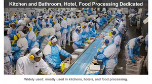 مخصص للماء المطبخ صناعة الأغذية المضادة للانزلاق العمل النفط واقية من المواد الكيميائية السلامة البيضاء المضادة للحمض الأحذية - Product Image 6