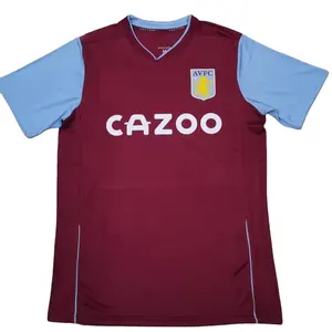 Aston Villa Home Away 22-23เสื้อฟุตบอล,เสื้อฟุตบอลชุดเครื่องแบบชุดกีฬาเสื้อไทย