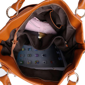 Bolso de Hombro Cruzado de Cuero Genuino de Gran Capacidad con Cremallera, Estilo Vintage Europeo Americano, de Moda y Tendencia - Product Image 6