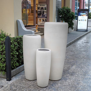 Лидер продаж, многоцветные цветочные горшки, горшки для посадки на открытом воздухе, цветочные горшки из волокнистой глины, фиолетовые глиняные керамические цветочные горшки - Product Image 2