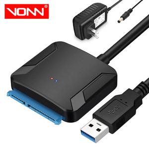 <span class=keywords><strong>Cable</strong></span> adaptador SATA a USB 3.0 para <span class=keywords><strong>disco</strong></span> duro <span class=keywords><strong>externo</strong></span> de 2,5 y 3,5 pulgadas, SSD, fuente de alimentación UASP. - Product Image 1