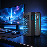 Mini PC RTX 5070 12 Go, Mini PC de jeu AMD Ryzen 9, Ordinateur de bureau DDR5, Double slot, Double ventilateur, Caloducs pour l'e-sport et le streaming