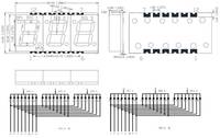 Afficheur LED SMD à 7 segments à 3 chiffres de 0,28 pouce pour utilisation en magasin de détail avec fonction SDK