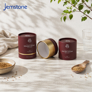 Customized High Quality Eco-friendly Cardboard Cylinder <b>Packaging</b> for Food Honey Jar Spices Kraft Paper Tube <b>Packaging</b> - Product Image 3