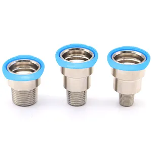 Oem Available Cheap straight galvanized male red-orange thread brass pipe quick release socket coupling