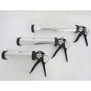 Pistola manual de calafateo de silicona de grado industrial con tubo de cartucho de aluminio de 12 pulgadas y 590 ml, mango OEM para construcción - Product Image 6