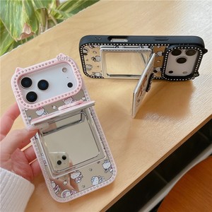 เคสโทรศัพท์ลายการ์ตูนหมี KT แมว น่ารัก รุ่นใหม่ล่าสุด พร้อมกระจกแต่งหน้า สำหรับ iPhone 13 14 15 16 17 pro max - Product Image 3