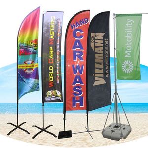 Banderas de Playa Publicitarias para Exteriores, Vela Publicitaria, Bandera de Playa Resistente al Viento, Venta Directa - Product Image 1