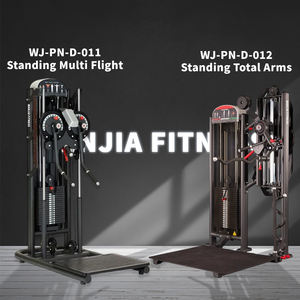 2025 Harga kompetitif peralatan gym komersial mesin diisi Pin latihan kekuatan pelatihan berdiri Total lengan - Product Image 3