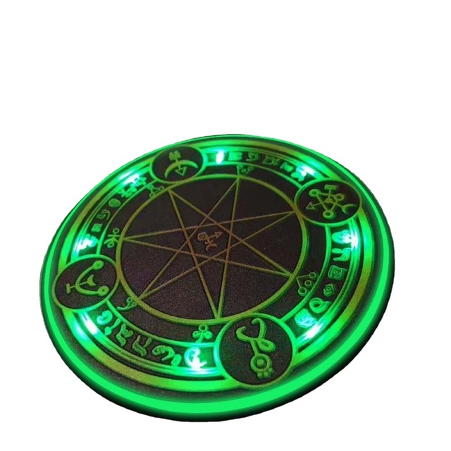 Mobile Phones New Best Seller Led Display Round Shape 10w Magic Array for Fast Charging Wireless Phone Charger