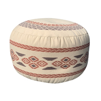 Grand coussin de sol rond coussin d'assise coussins d'extérieur en velours touffeté tapis de méditation décoratif pour animaux de compagnie pour canapé-lit jardin