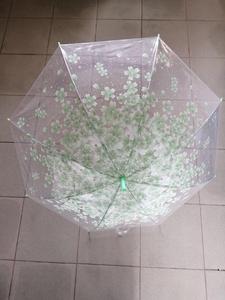 Factory Promotion <strong>clear</strong> Transparent Umbrella Princess Flower Japan Sakura Umbrella Parasol Low Price Nice Umbrelle for Girl - Product Image 3