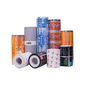 Customized Printing Ice Candy Biscuit Packaging Film Plastic Candy Roll Stock Film Polymer Film Printing