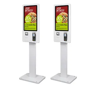 Restaurante kiosco comida auto-servicio <span class=keywords><strong>de</strong></span> quiosco pagar menú pantalla táctil terminal para tienda <span class=keywords><strong>de</strong></span> café/bar/pizza/icescram tienda - Product Image 1