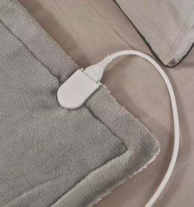 Jeter chauffant électrique luxueux sur le <span class=keywords><strong>lit</strong></span> polaire de <span class=keywords><strong>couverture</strong></span> lavable doux 160x130cm - Product Image 5