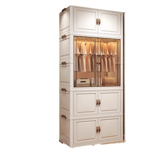 Hiện đại nhà phòng ngủ gấp tủ quần áo đơn giản không có cài đặt cần thiết đa chức năng lưu trữ Tủ cho bé quần áo tổ chức - Product Image 5