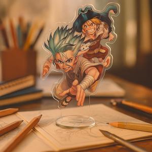 OEM ODM Figura de Acrílico de <span class=keywords><strong>Anime</strong></span> <span class=keywords><strong>Dr</strong></span>. <span class=keywords><strong>Stone</strong></span>: Aventura Científica, Soporte de Acrílico para Escritorio, Modelo de Exhibición de Personaje, Placa Decorativa, Cosplay - Product Image 4