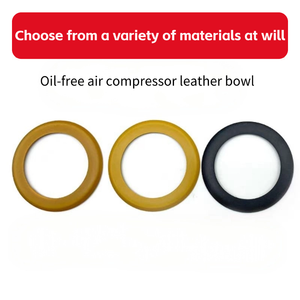 Gốc im lặng dầu-miễn phí bộ phận máy nén khí nhập khẩu da cup máy bơm không khí xi lanh lót con dấu im lặng Máy nén khí <span class=keywords><strong>piston</strong></span> - Product Image 4