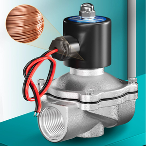 304/316 électrovanne de contrôle de haute température électrique en acier inoxydable pour OEM de Base d'utilisation de vapeur de gazole d'eau - Product Image 1