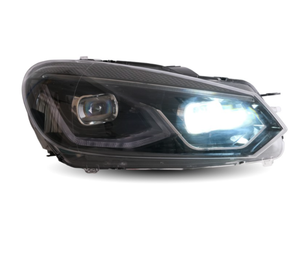 Faros Delanteros LED de Doble Haz VLAND para <span class=keywords><strong>VW</strong></span> <span class=keywords><strong>Golf</strong></span> 6 / MK6 2010 2011 2012 <span class=keywords><strong>2013</strong></span> 2014 con Señal de Giro Secuencial DRL - Product Image 2