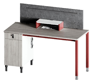 Bureau de travail modulaire convertible en bois moderne - Prix compétitif - Product Image 2
