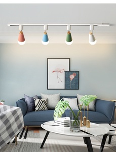 Faretto LED COB <span class=keywords><strong>a</strong></span> Cono Multicolore Nordic Macaron Orientabile su Binario per Illuminazione Espositiva per Negozi di Dolci e Decorazione Murale - Product Image 3