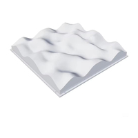 Diffusion sonore intérieure résistante au feu de haute qualité Diffuseur de nuage de polymère acoustique professionnel moderne Conception de modèle 3D