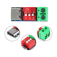 Type-C PD QC Trigger 5V ~ 20V Réglage du code de numérotation Module d'alimentation de tension CC Réglage de la tension de numérotation Module de leurre de charge rapide
