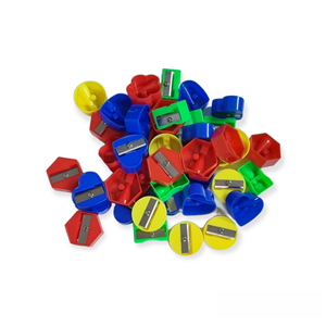 Taille-crayon en plastique économique avec pot de 72 pièces - Product Image 2
