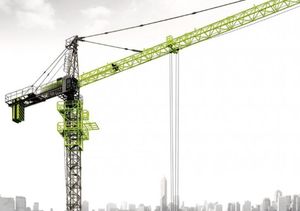 Grue à tour à flèche orientable de 50 tonnes L900-50W, type sans cabine, longueur de flèche de 66 m, moteur, pompe à engrenages, haute efficacité, utilisation en construction - Product Image 3