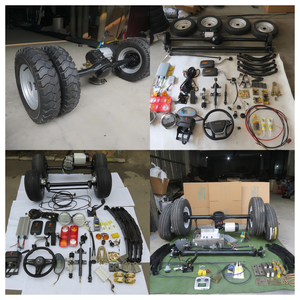 Kit de conversion de voiture électrique 1500W Charge <span class=keywords><strong>1</strong></span> tonne <span class=keywords><strong>Essieu</strong></span> arrière électrique sans balais avec <span class=keywords><strong>essieu</strong></span> de direction avant Accessoires de voiture électrique - Product Image 5