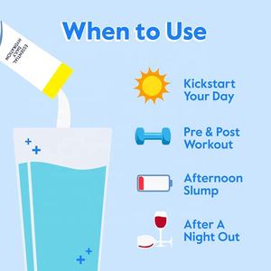 OEMプライベートラベル有機エネルギードリンクパウダーサプリメント電解質パウダードリンクミックスハイドレーションプレワークアウトサプリメント用 - Product Image 3