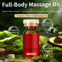 Curcuma nourrir hommes énergie corps Spa méridien huile de Massage sensuel sein intime Anti Cellulite huile de Massage pour femmes ensemble de sérum