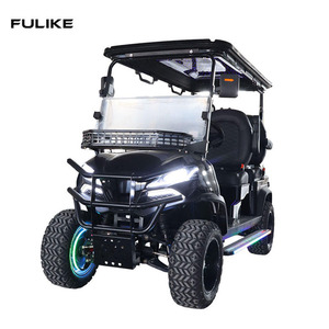 Voiturette de <span class=keywords><strong>golf</strong></span> électrique 48V personnalisée de haute qualité, grande capacité, <span class=keywords><strong>4</strong></span> places, tout-terrain, certifiée CE, châssis en acier, autonomie de 90 km - Product Image 1