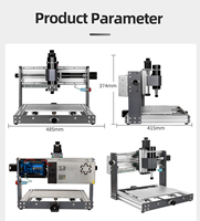 LUNYEE 3018 Pro Ultra 500W Routeur CNC pour le fraisage et la découpe de précision
