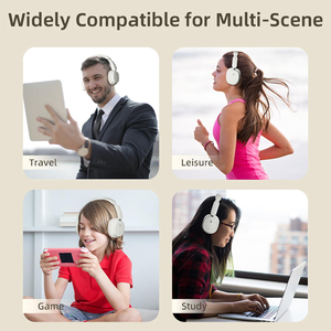 Auriculares Inalámbricos SY-T2 BT 5.3 con Controlador de 40 mm, Auriculares Supraaurales, 20 Horas de Reproducción, Auriculares Estéreo Plegables con Ranura para Tarjeta TF, Modo AUX - Product Image 2