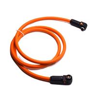 Câble haute tension EV 1500V 25mm² orange avec connecteur coudé et borne annulaire pour batterie de véhicule électrique