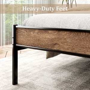 Moderno e Resistente <span class=keywords><strong>Letto</strong></span> Matrimoniale Convertibile <span class=keywords><strong>in</strong></span> Metallo con Design Minimalista <span class=keywords><strong>in</strong></span> <span class=keywords><strong>Ferro</strong></span> e <span class=keywords><strong>Testiera</strong></span> <span class=keywords><strong>in</strong></span> Legno per Uso Scolastico e Domestico - Product Image 5