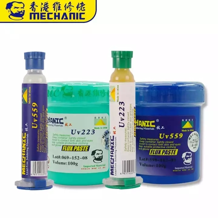 Mechanic Soldering Flux Lead-free UV559 UV223 Solder Cream 100g 10cc BGA Flux Paste  For Bga Rework Reballing