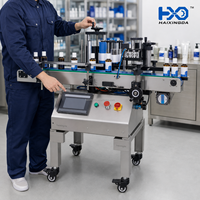 Applicateur d'étiquettes automatique de haute qualité sur pied pour bouteilles rondes, machine d'étiquetage en acier inoxydable pour bouteilles rondes