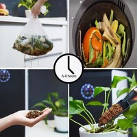 Broyeur de déchets alimentaires automatique pour cuisine, pour l'élimination, la réduction et le recyclage des déchets organiques secs, usage domestique