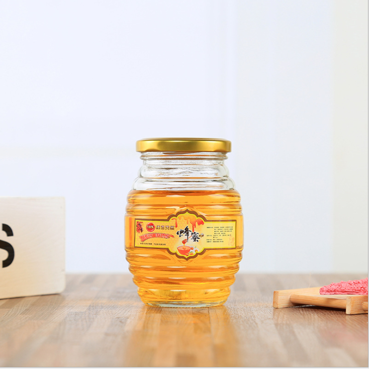 Customizable Bee Shape Honey Jars - Perfect for Food Storage