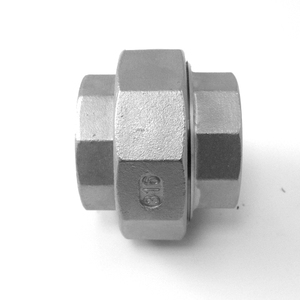 Unión de gas roscada de acero inoxidable AISI 316 3/8 \ "SKU 64D0003 Accesorios de tubería - Product Image 2