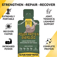 Gels énergétiques protéiques-Pochette pré-entraînement pour nutrition sportive pour des performances améliorées