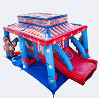 Stand de jeu gonflable écologique pour enfants, jeu de lancer d'anneaux pour fête en plein air, foire, amusement, taille personnalisable