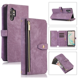 Funda de teléfono con diseño de cremallera con ranuras para tarjetas para MI 11T, funda tipo billetera para Xiaomi 11T Pro, para <span class=keywords><strong>Galaxy</strong></span> S23/S24 Pockets - Product Image 2