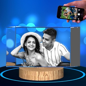 Vuông hình trái tim K9 pha lê trống Cube tùy chỉnh pha lê Cube trống 2D/3D khắc <span class=keywords><strong>laser</strong></span> pha lê Cube khung ảnh - Product Image 6